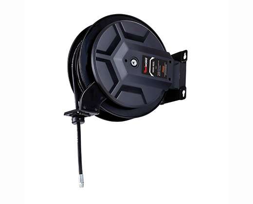 hr825 single-guide arm spring-driven hose reel