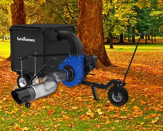 lbv210 tow-behind leaf vacuum