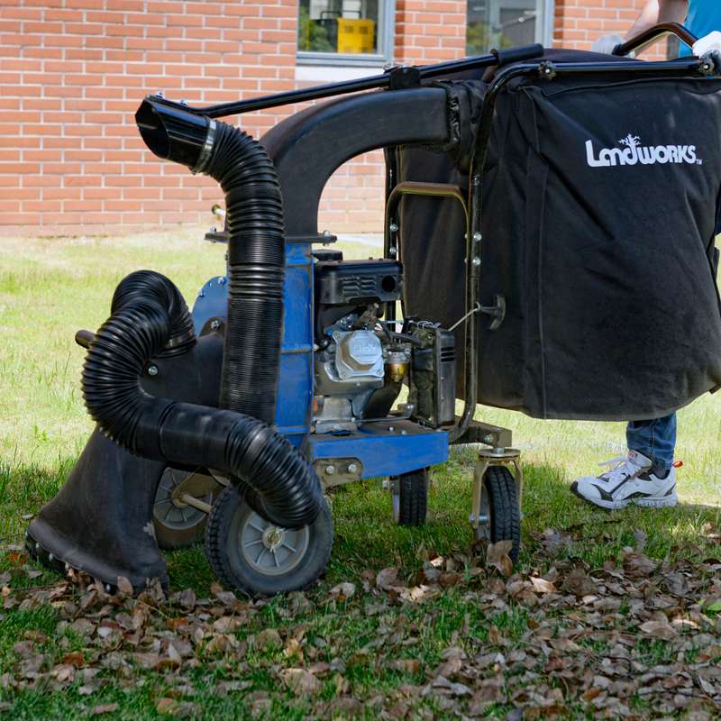 lbv208 walk-behind leaf vacuum