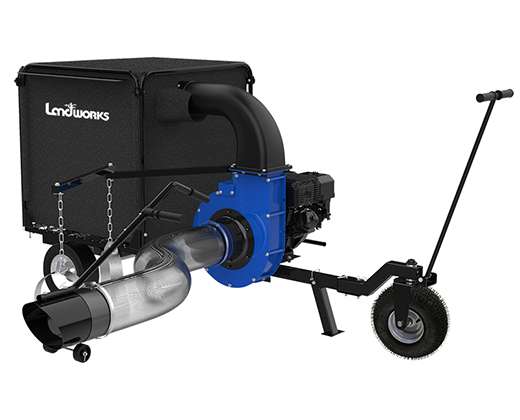 lbv210 tow-behind leaf vacuum