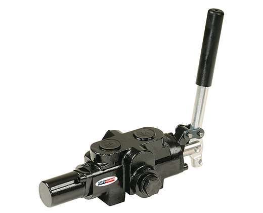 log splitter kick-off control valve