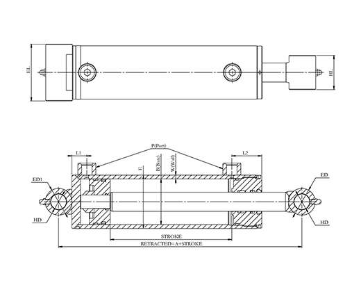 3000 psi hydraulic cylinder