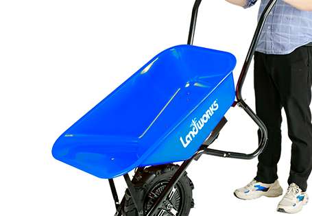 BW403 Powered Concrete Wheelbarrow With Steel Bucket