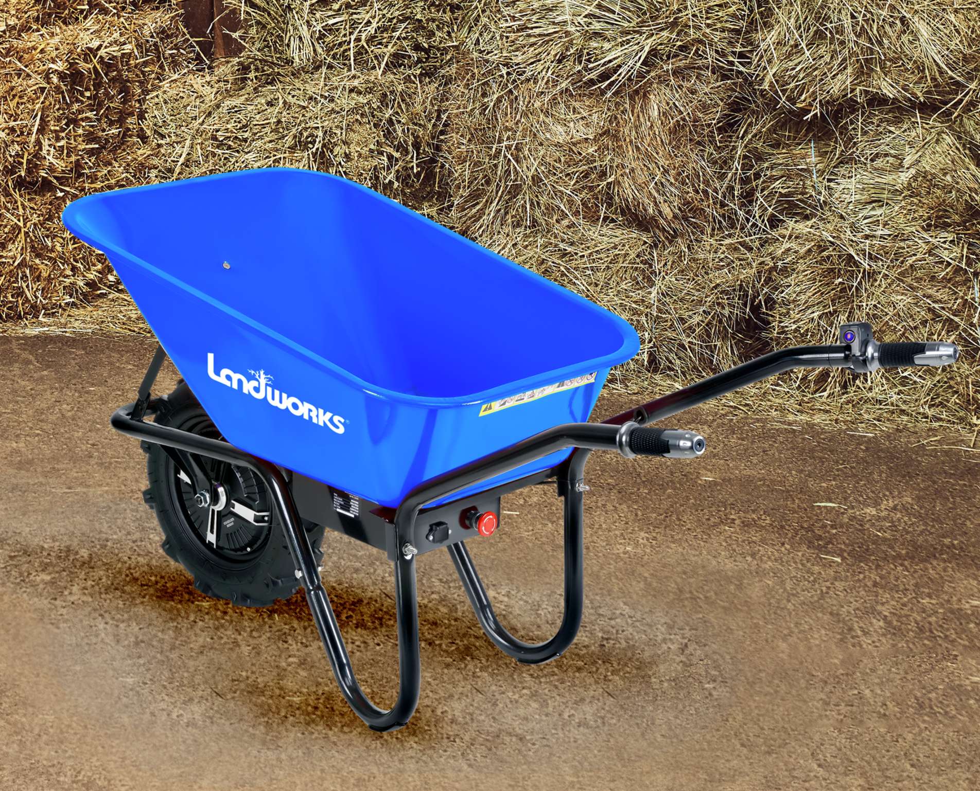 BW403 Power Wagon Wheelbarrow For Efficient Yard Hauling